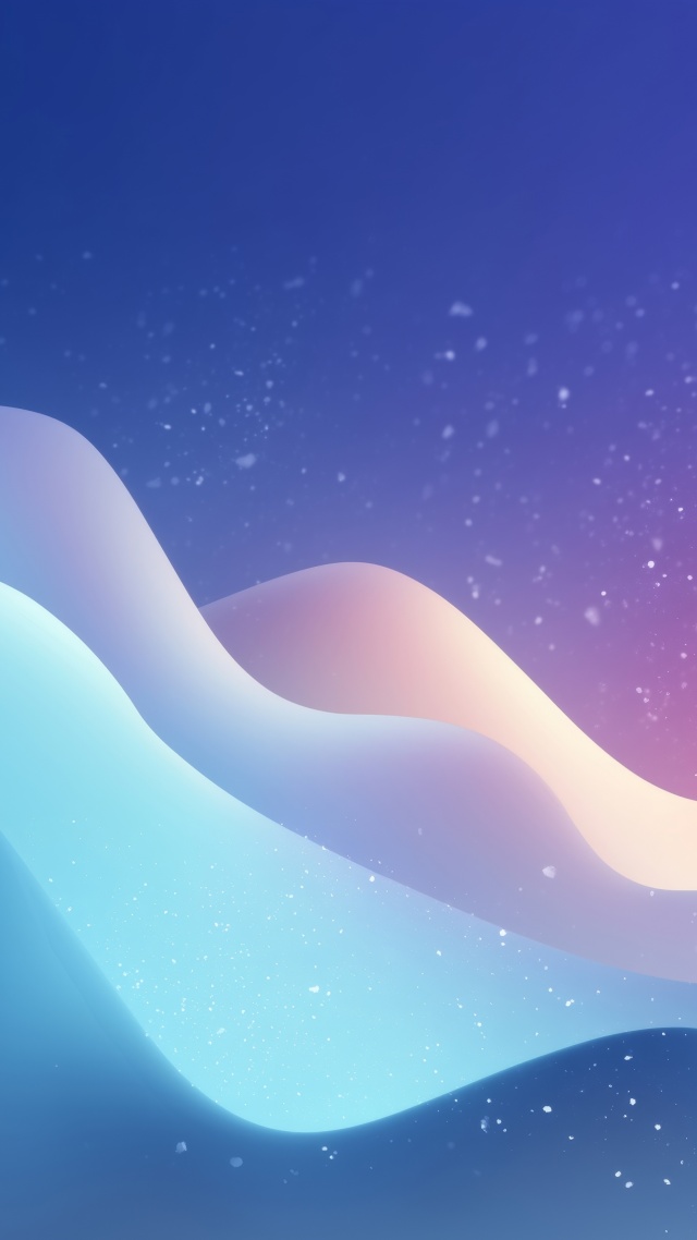 colorful wave shapes wallpaper, vibrant color palette, artistic wave forms, background for mobile wallpaper (vertical)