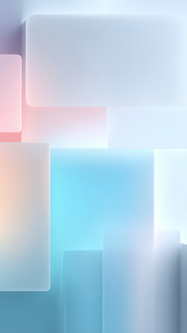 abstract glass wallpaper, clear tiles, artistic composition, background for mobile wallpaper (vertical)