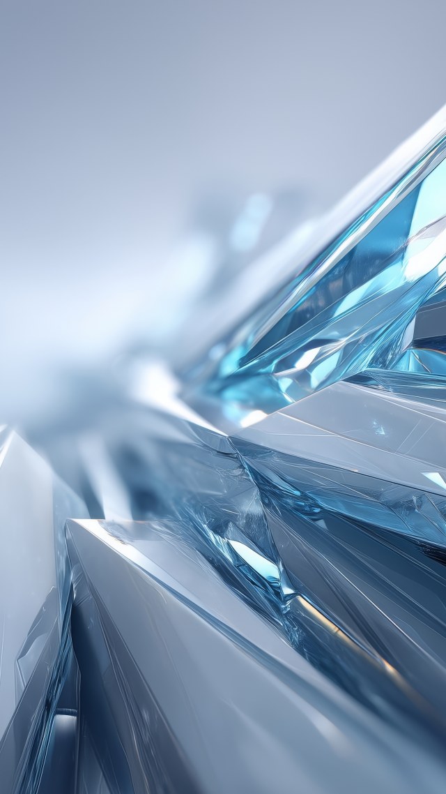 crystalline abstract wallpaper, faceted, rainbow spectrum, background for mobile wallpaper (vertical)