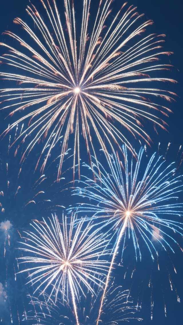 2026 wallpaper, celebration lights, holiday traditions, background for mobile wallpaper (vertical)