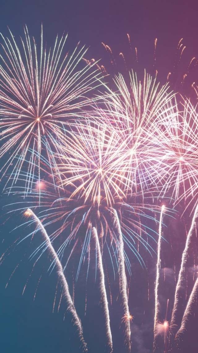 fireworks wallpaper, countdown, new years celebrations, background for mobile wallpaper (vertical)