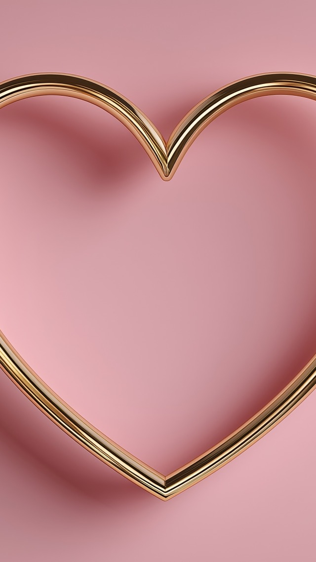 heartfelt gifts wallpaper, heart-shaped pendant, love tokens, background for mobile wallpaper (vertical)