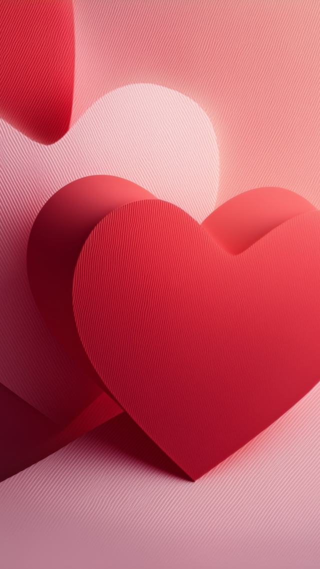 love symbols wallpaper, gift ideas, red heart, background for mobile wallpaper (vertical)