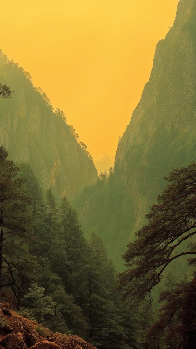 awe wallpaper, meditation, nature retreat, background for mobile wallpaper (vertical)