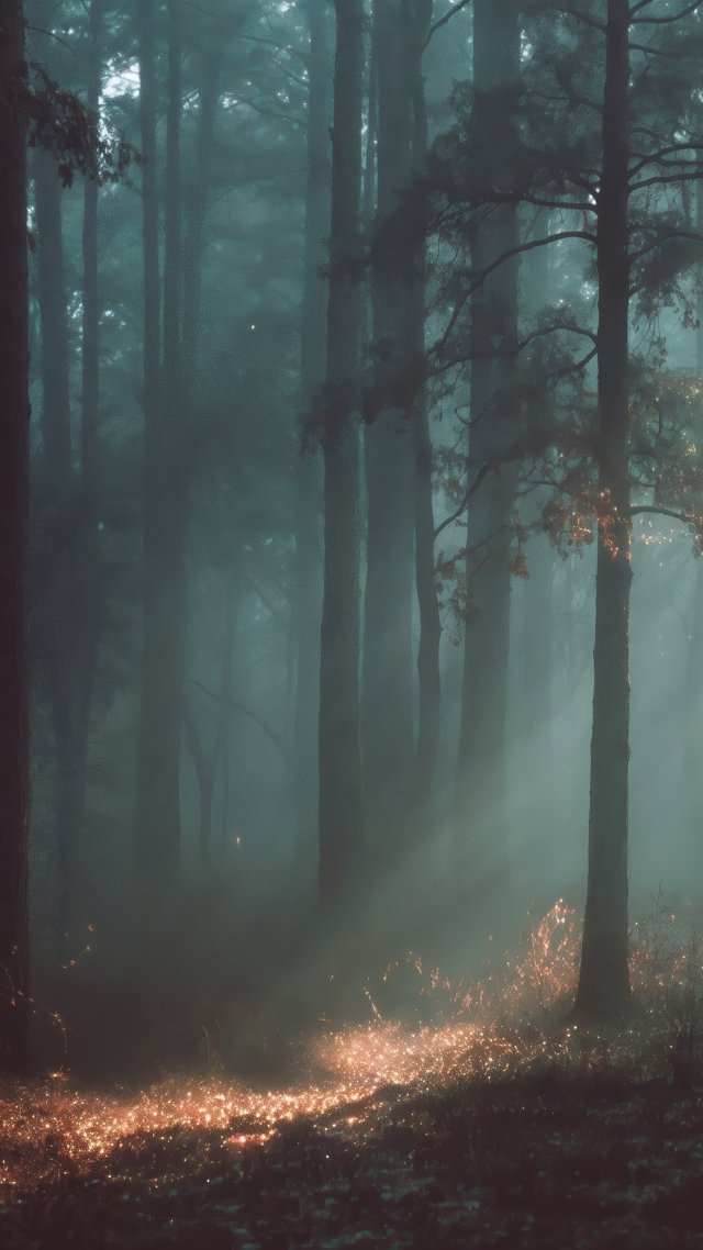 green foliage wallpaper, wild forest, mossy, background for mobile wallpaper (vertical)