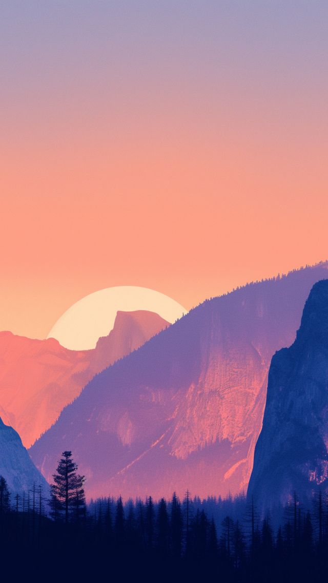 Yosemite wallpaper, 8k resolution, high-definition, background for mobile wallpaper (vertical)