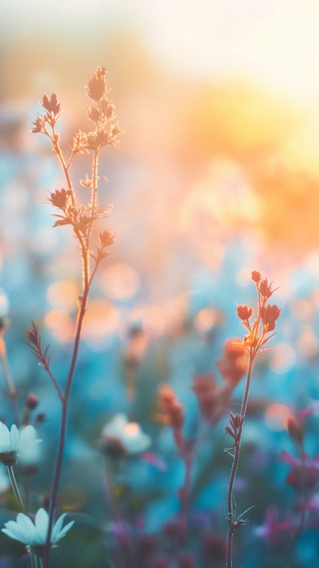 meadow wallpaper, tranquil setting, picturesque field, background for mobile wallpaper (vertical)
