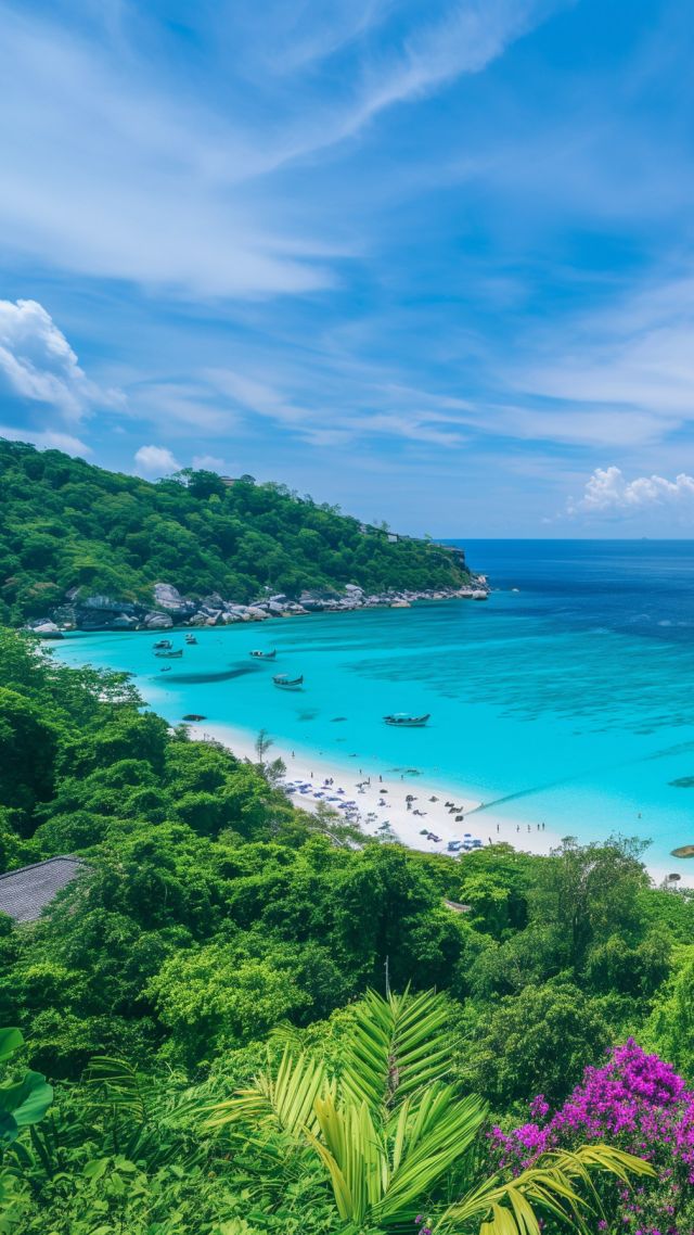 Similan Islands wallpaper, stunning scenery, travel destination, background for mobile wallpaper (vertical)