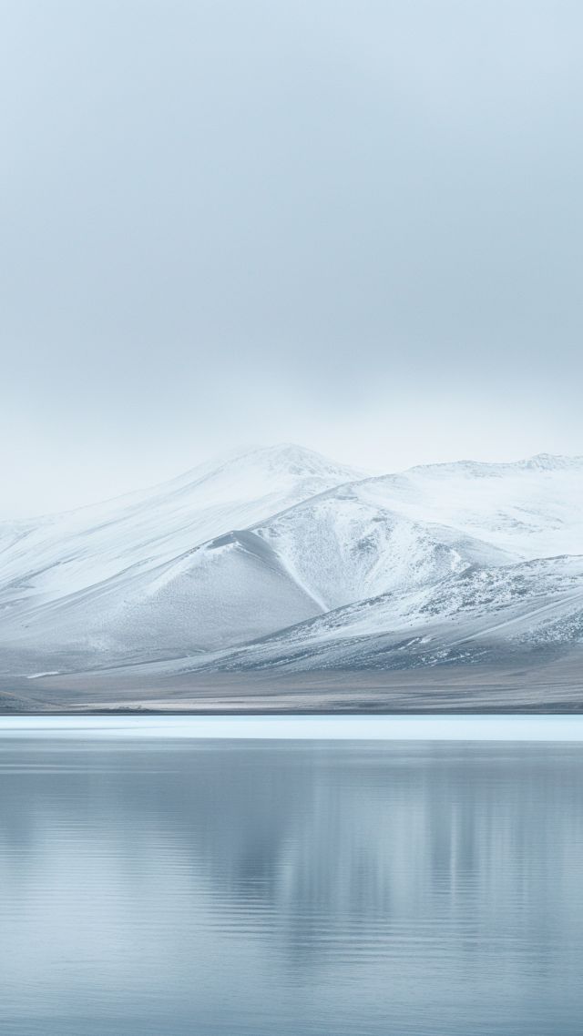 Lake Issyk-Kul wallpaper, pristine landscapes, majestic mountains, background for mobile wallpaper (vertical)