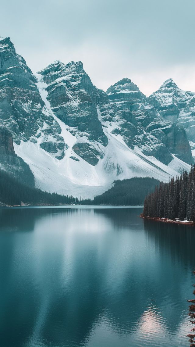 Moraine Lake wallpaper, Canada, nature, background for mobile wallpaper (vertical)